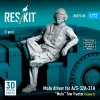 RESKIT RSF72-0085 Male driver for A/S-32A-31A Mule Tow Tractor (scene 1) (1 pcs) (3D Printed) (1/72)